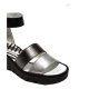 Sandały Fly London BONO 290 Silver/Graphite/Black Idra P501290014
