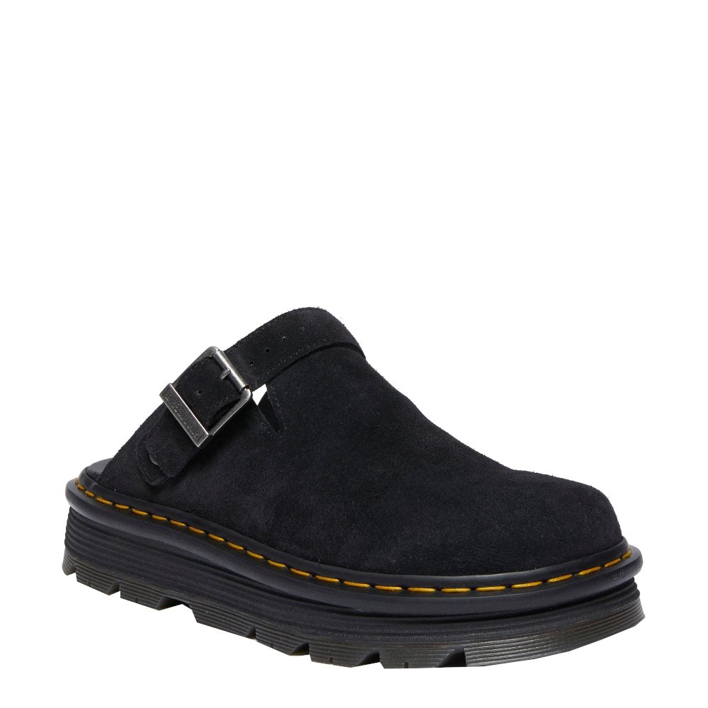 Klapki Dr. Martens ZEBZAG MULE Black EH Suede 31657001