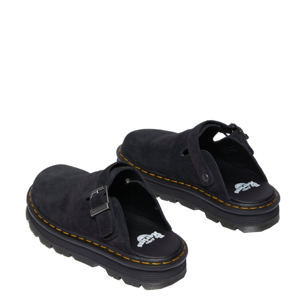 Klapki Dr. Martens ZEBZAG MULE Black EH Suede 31657001