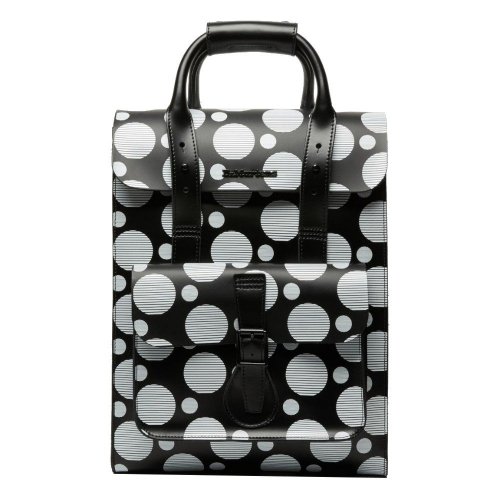 Plecak Dr.Martens BOX BACKPACK Polka Dot Black Smooth AC989001