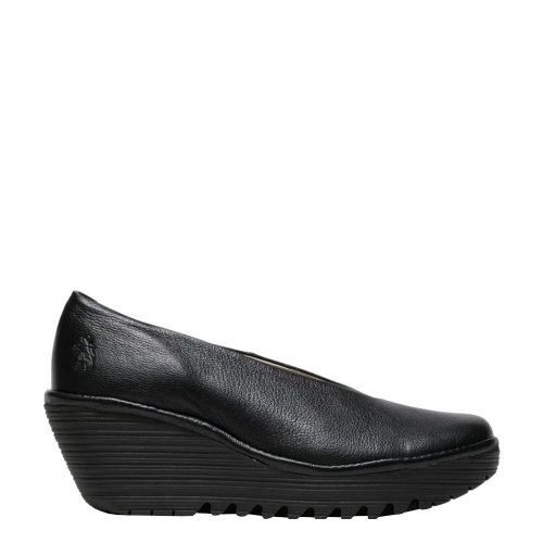 Czółenka Fly London YAZ Black Mousse P500025149