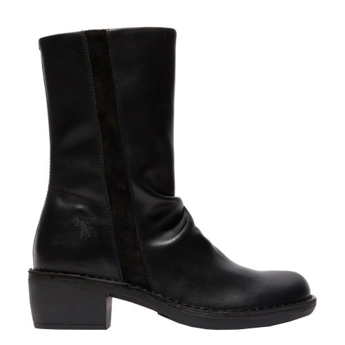 Botki Fly London MECY Black/Black Rug/Oil Suede P211092000