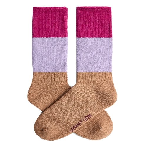 Skarpety wełniane Jimmy Lion PREMIUM WINTER WOOL brązowy