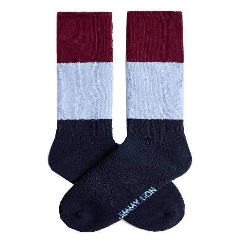 Skarpety wełniane Jimmy Lion PREMIUM WINTER WOOL niebieski