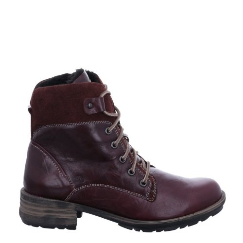 Botki Josef Seibel SANDRA 83 Bordo 93883 PL88 410 OCIEPLANE