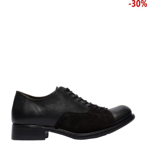 Półbuty Fly London MECU 746 Black Estigma Oil Suede P144746000