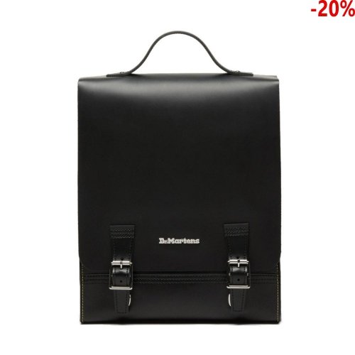 Plecak Dr.Martens BOX BACKPACK Black Kiev & Black Smooth AB104001
