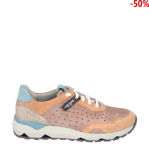 Półbuty Josef Seibel JONAH 02 Nude Multi Velour/Kombi 87802 TE16 022