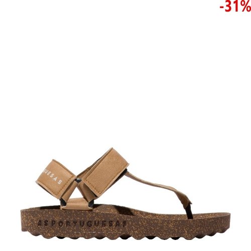 Sandały Asportuguesas FIZZ Brown P018077007