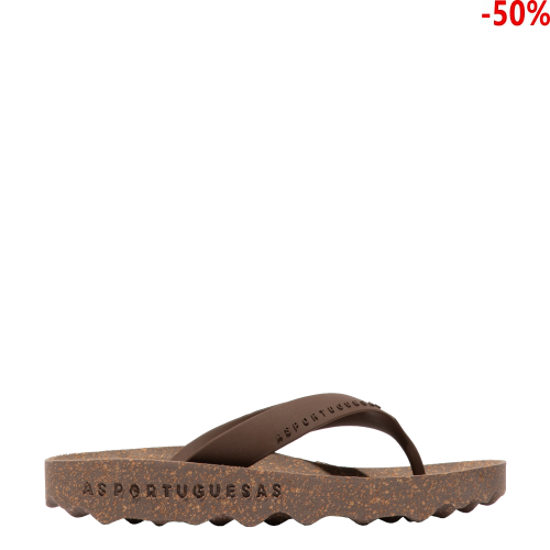 Klapki Asportuguesas FEEL Brown/Brown P018075002