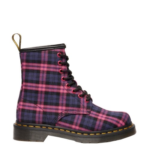 Buty Dr. Martens 1460 8 Eye Boot Pink Multi Tartan 41969650