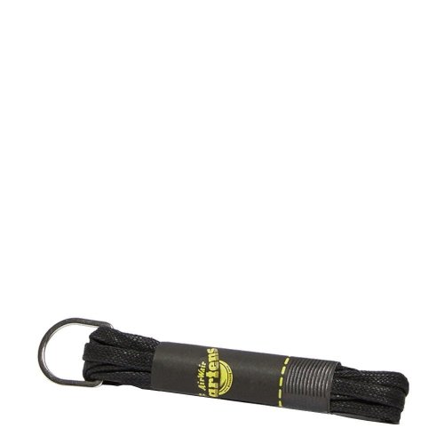 Sznurowadła Dr. Martens Czarne Płaskie Woskowane 65cm AC995001