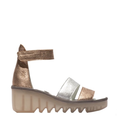 Sandały Fly London BONO 290 Sahara/Silver/Sahara Laminato P501290015