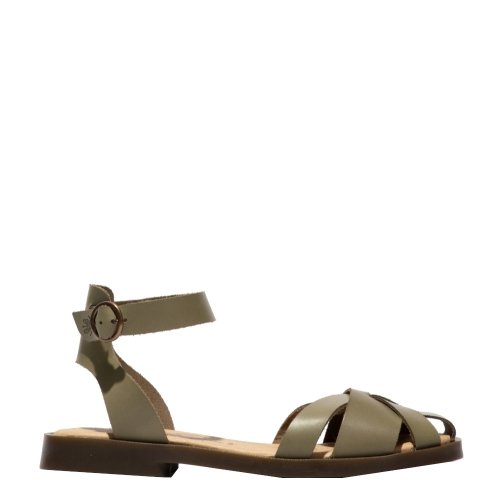 Sandały damskie Fly London ALLI 409 skórzane zielony P145409001