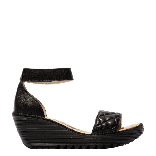 Sandały Fly London YARU 471 Black/Black Mousse/Mousse P501471000