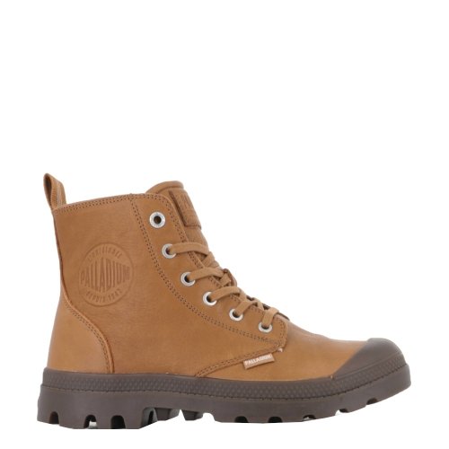 Buty Palladium PAMPA ZIP LEATHER ESS skórzane brązowy 76888-252