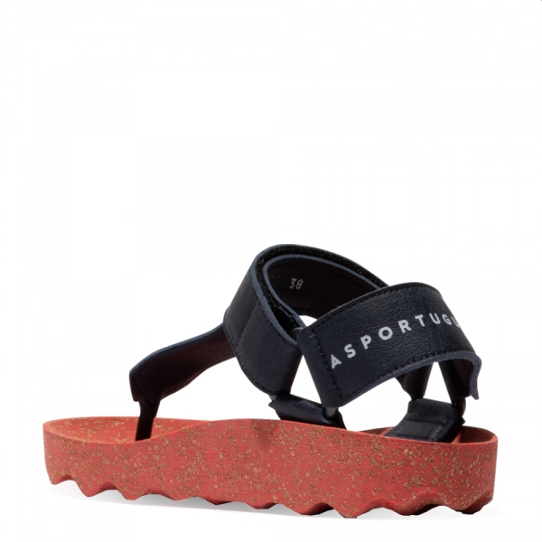 Sandały Asportuguesas FIZZ Navy Red P018077011