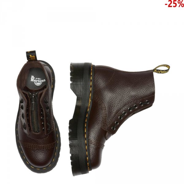 Buty Dr. Martens SINCLAIR Burgundy Milled Nappa 27338626