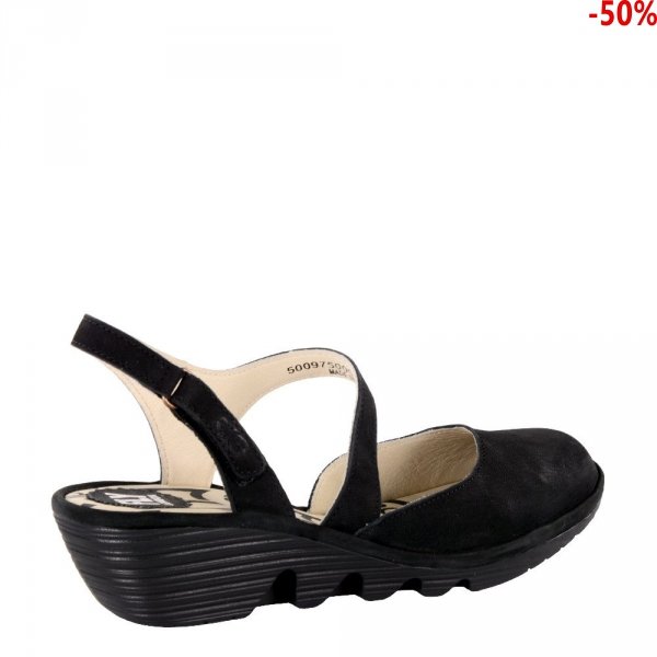Sandały Fly London PELE 975 Black Cupido P500975000