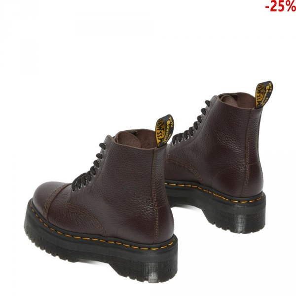 Buty Dr. Martens SINCLAIR Burgundy Milled Nappa 27338626
