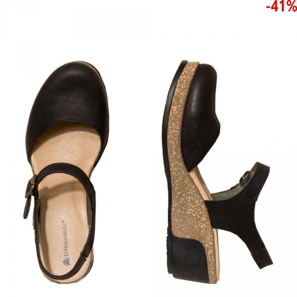 Sandały El Naturalista LEAVES N5001 Black Pleasant
