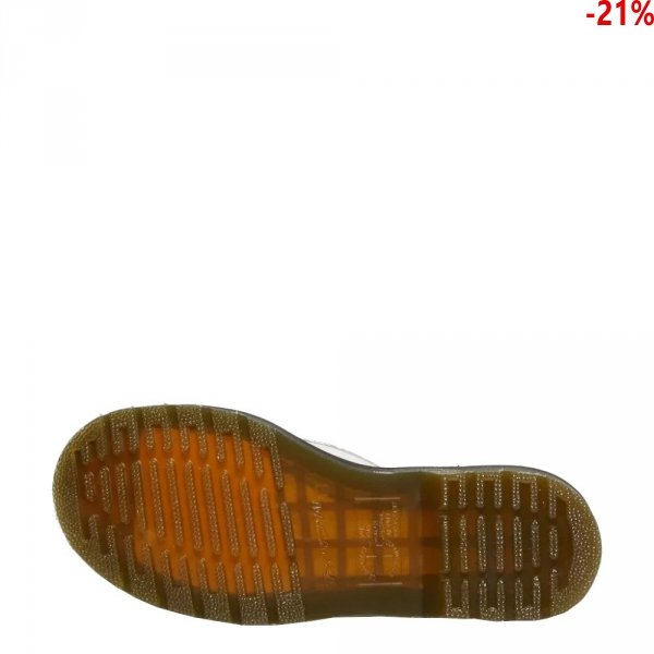 Buty Dr. Martens 1460 W White Patent Lamper