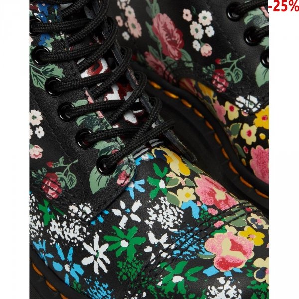 Buty Dr. Martens SINCLAIR Bex Floral Mash up Black Backhand 27128001