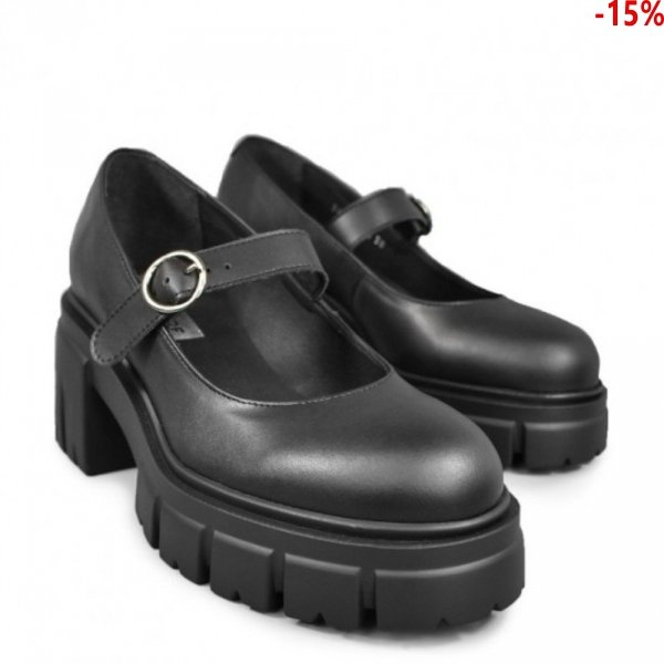 Półbuty Altercore MARGOT Black Vegan
