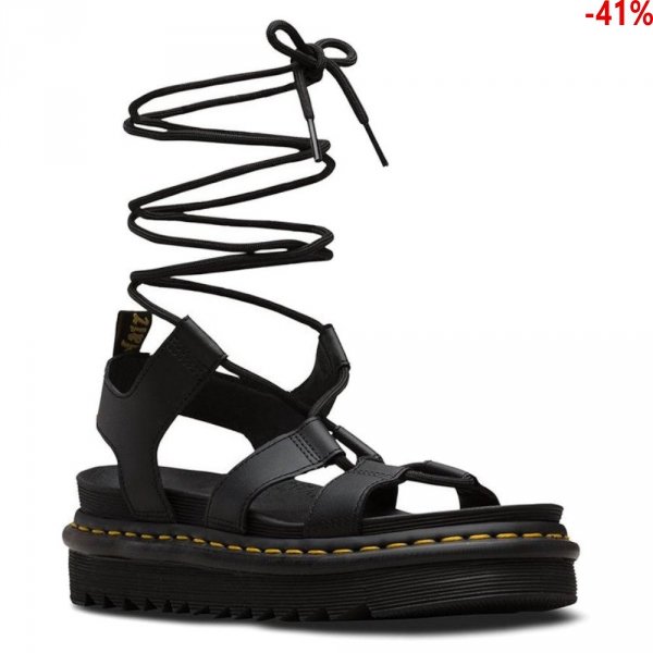Sandały Dr. Martens NARTILLA HYDRO Black Leather 24641001