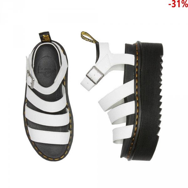 Sandały Dr. Martens BLAIRE PLATFORM White Hydro 27296100