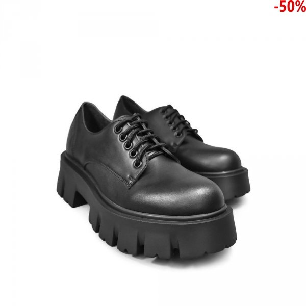 Półbuty Altercore DEIDRA Black VEGAN