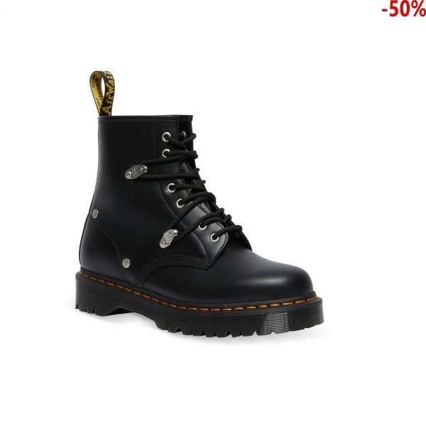 Buty Dr. Martens 1460 BEX STUD Black Fine Haircell 26959001