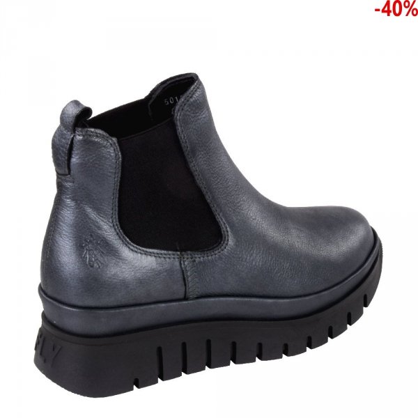 Sztyblety Fly London BASI 059 Janeda Anthracite P501059001