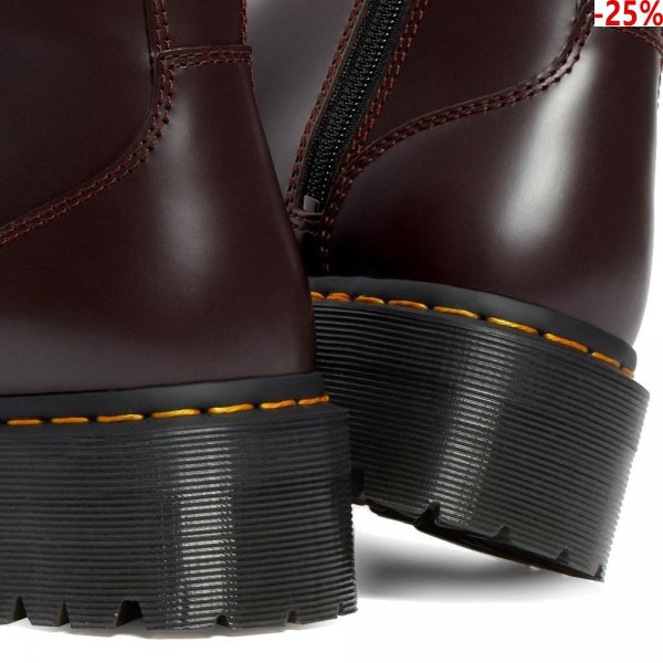Buty Dr. Martens JADON Burgundy Smooth Polished 27311626