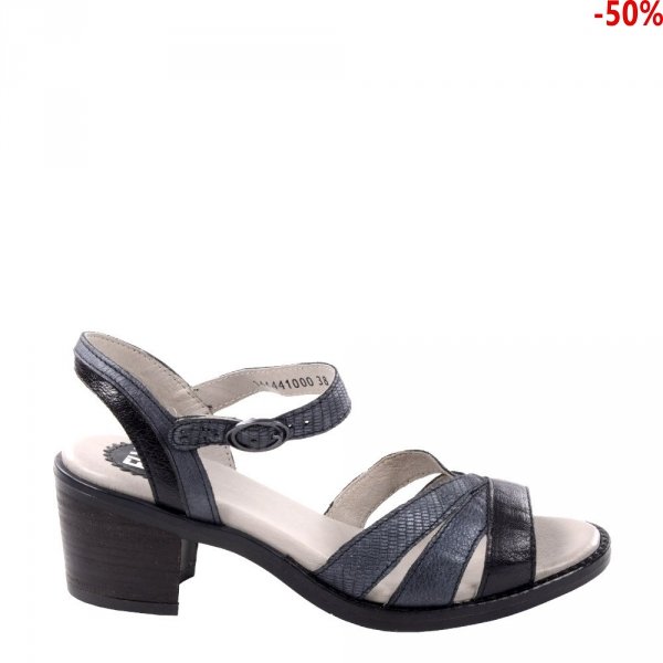 Sandały Fly London ZEUS 441 Black Anthracite P144441000