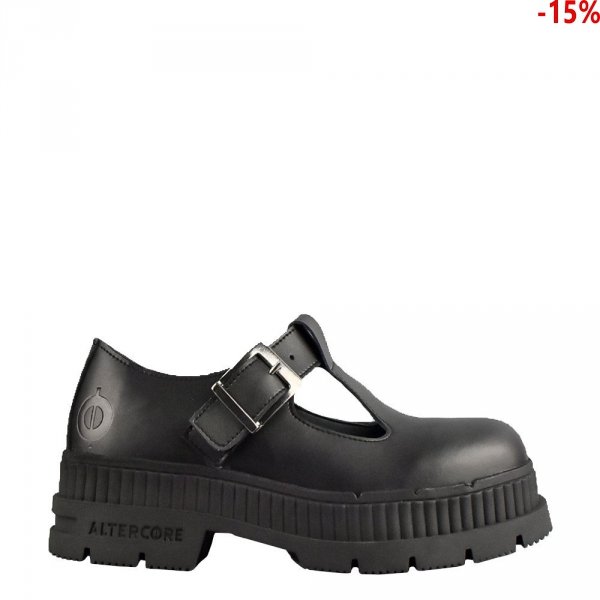 Półbuty Altercore BROOKE Black VEGAN