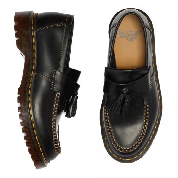Półbuty Dr. Martens ADRIAN BEN TASSEL Black Orleans 42849001