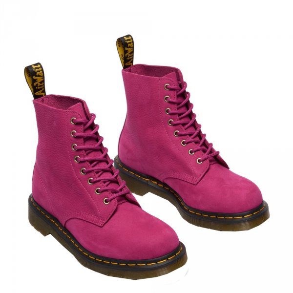 Buty Dr. Martens 1460 Pascal Fuchsia Pink Milled Nubuck RB 42596650