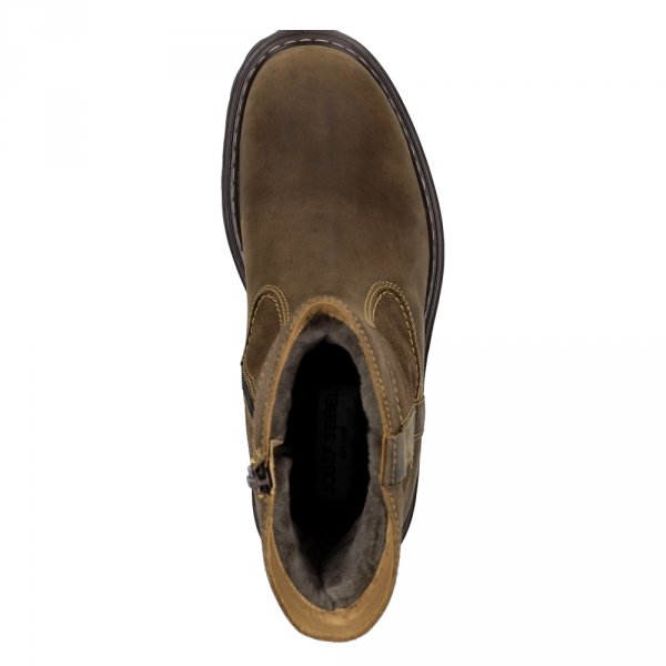 Botki męskie Josef Seibel Chance 67 skórzane brązowy 21927 LA86 310