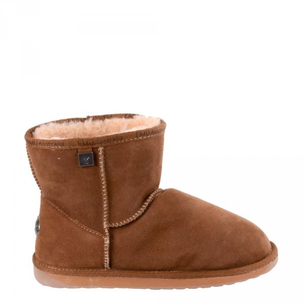 Buty Emu AUSTRALIA PLATINUM STINGER SLIM MINI Chestnut Chataigne WP20003 WATER RESISTANT Ocieplane
