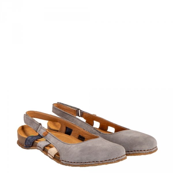 Sandały damskie El Naturalista N5817 PANGLAO Nobuck Lavado Multi Denim