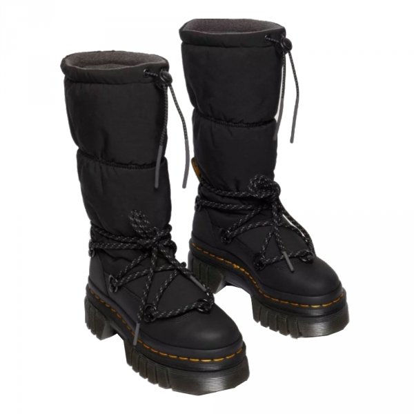 Buty Dr. Martens AUDRICK PADDED HI Black Snowplow Wp &amp; Black Soft Poly 32052001