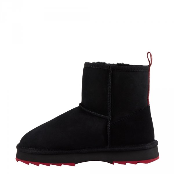 Buty śniegowce Emu AUSTRALIA SHARKY Mini skórzane czarny W12434 Ocieplane