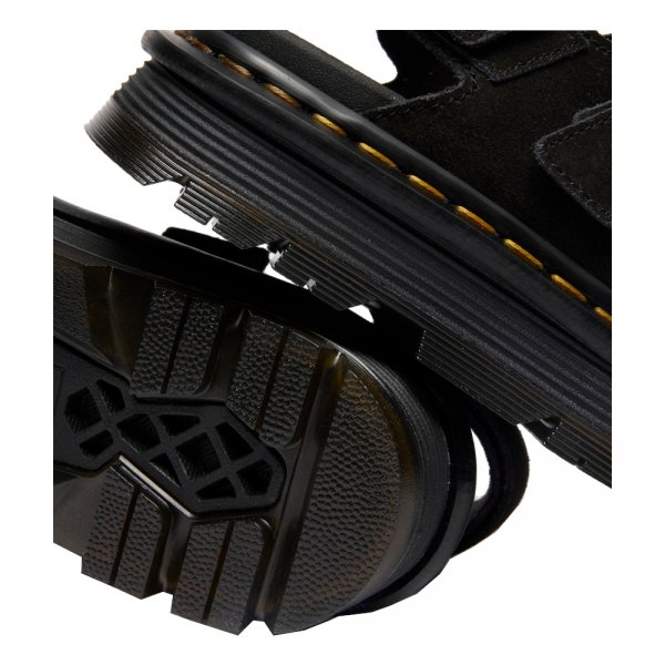 Sandały Dr. Martens ZEBZAG SANDAL Black EH Suede 42689001