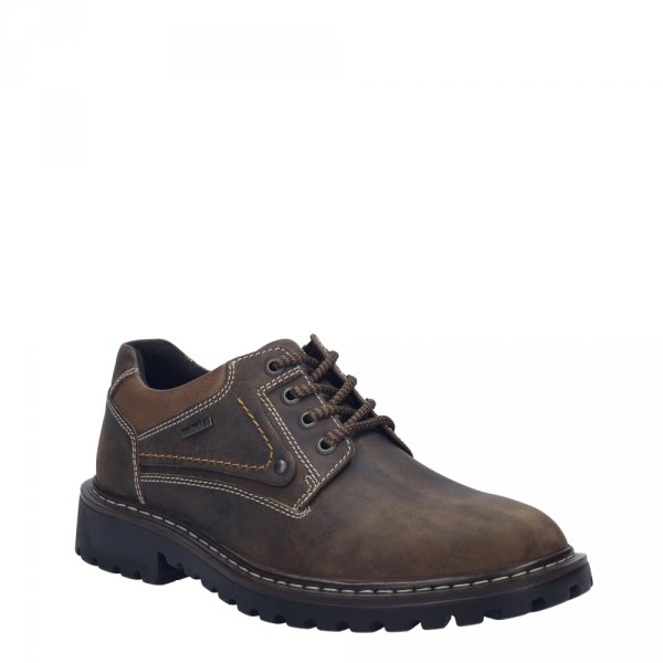 Półbuty męskie Josef Seibel CHANCE 59 skórzane brązowy 21959 TE86 310