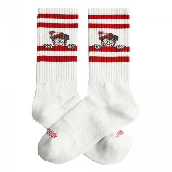 Skarpety Jimmy Lion WALLY White