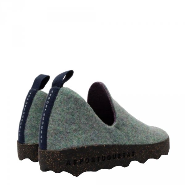 Buty Asportuguesas CITY L Green Doubel Felt P018003091