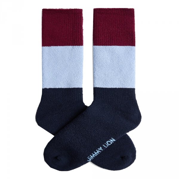 Skarpety Jimmy Lion PREMIUM WINTER WOOL Dark Blue
