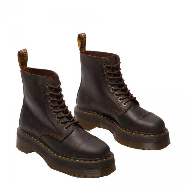 Buty Dr. Martens SINCLAIR Dark Brown Crazy Horse 40910200