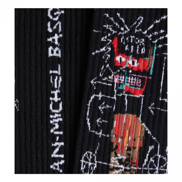 Skarpety Jimmy Lion BASQUIAT GEM SPA Black